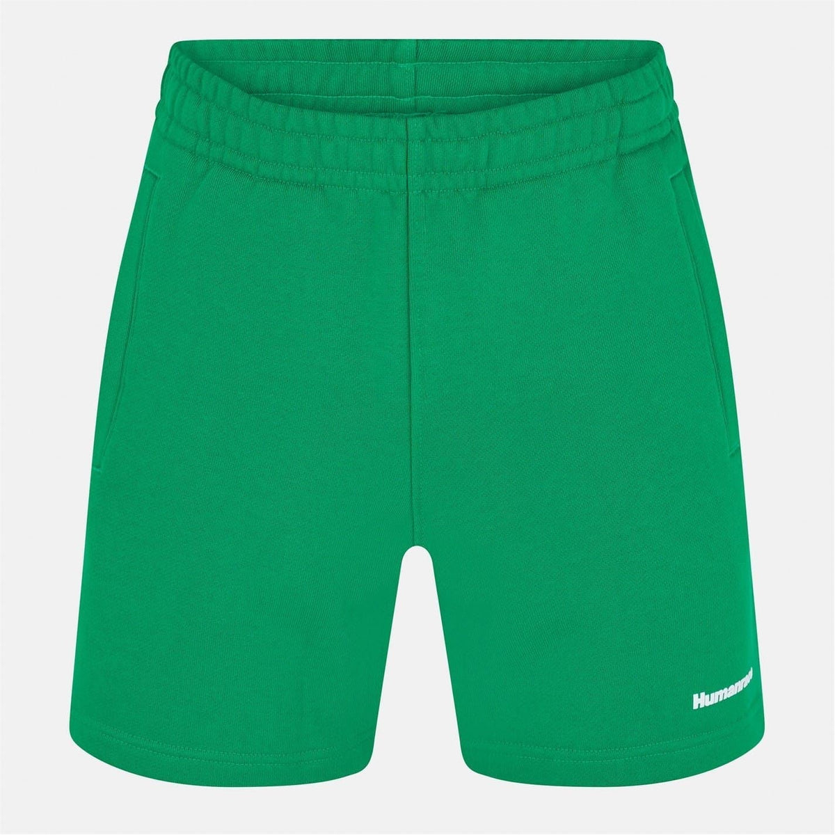 Green adidas Originals bermuda shorts with elastic waistband and side logo mark
