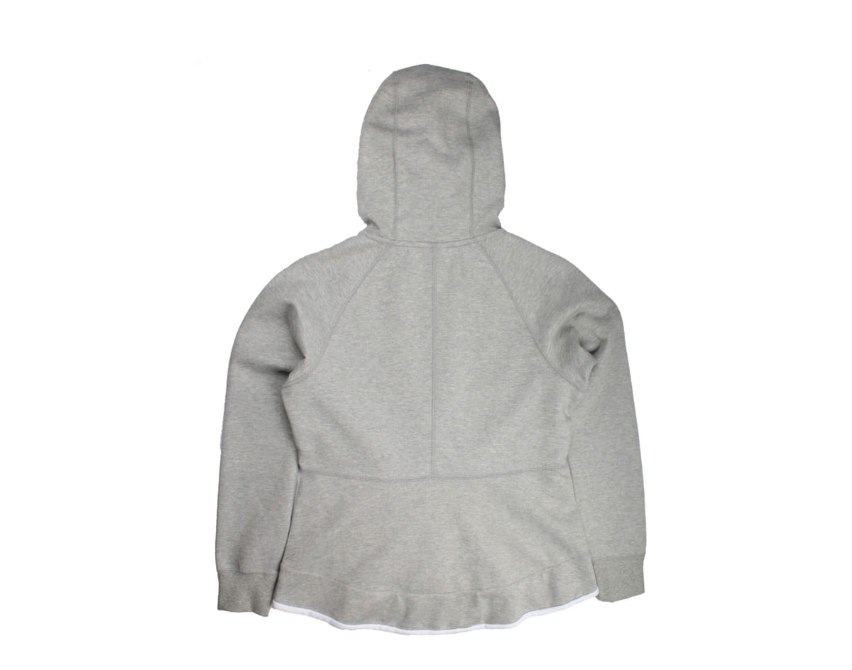 Women's Nike NSW Tech Fleece F/Z Windrunner Grey/White Hoodie 930759-063