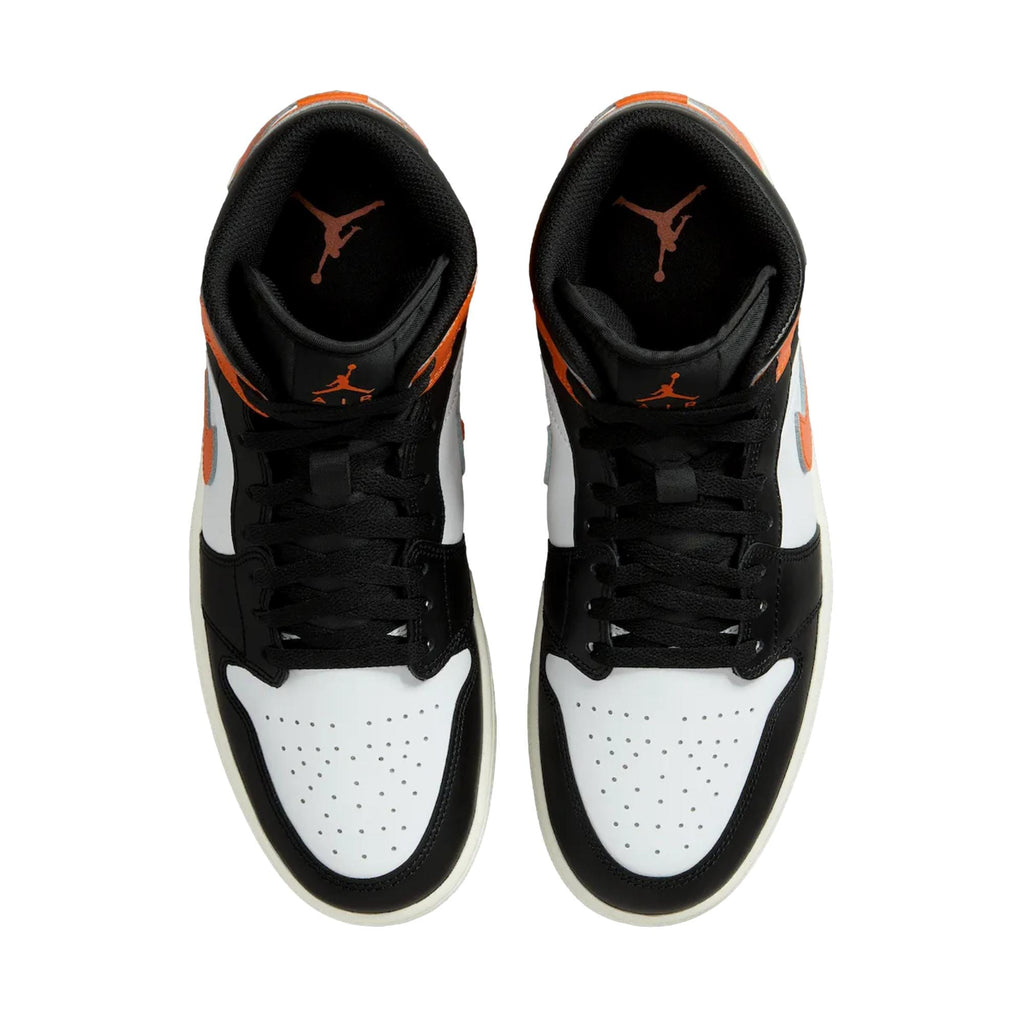 Nike Air Jordan 1 Mid Starfish / Black - White - Sail  DQ8426-801 Men's