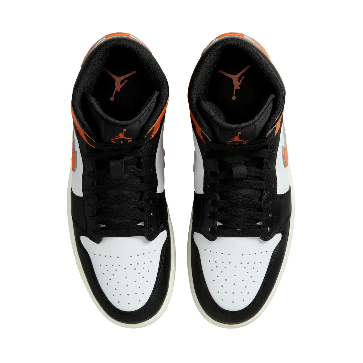 Nike Air Jordan 1 Mid Starfish / Black - White - Sail  DQ8426-801 Men's