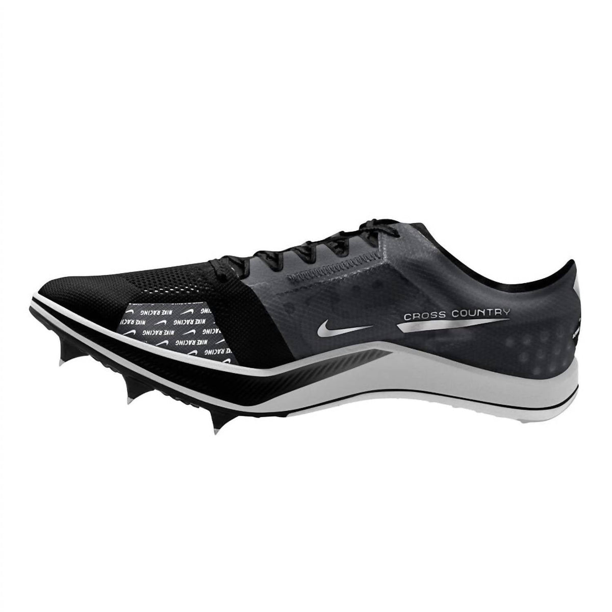 Men's Zoom X Dragonfly Xc Cross Trainer Shoes In Black/metallic Silver