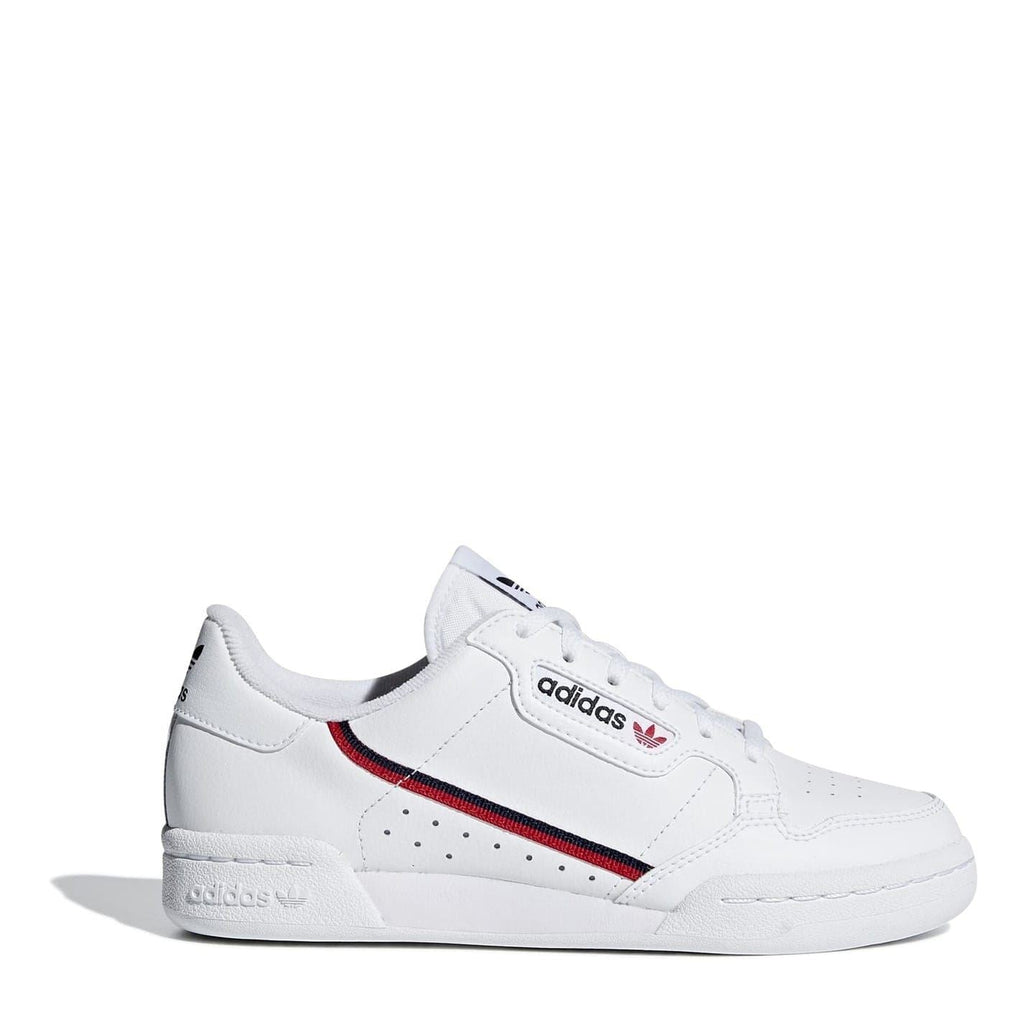 adidas Originals Contnntl 80 low-top junior sneakers in size 3-5, featuring classic design and comfortable fit.