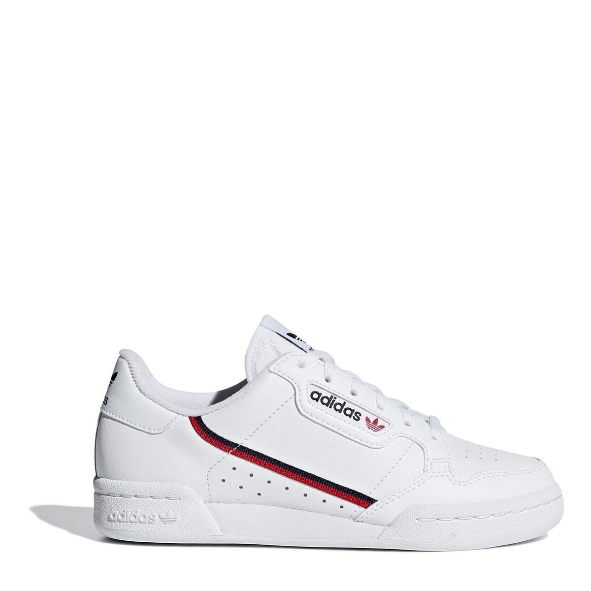adidas Originals Contnntl 80 low-top junior sneakers in size 3-5, featuring classic design and comfortable fit.
