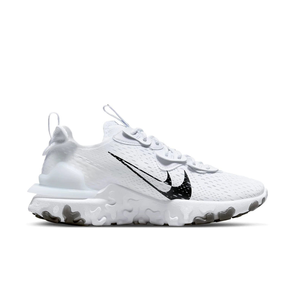 Women's Nike React Vision DV3453-100 Sneaker White Lace-Up Lifestyle Shoes