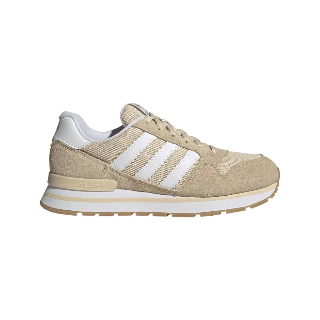 adidas Originals ZX 500 RS low-top sneakers, sand beige suede with white stripes