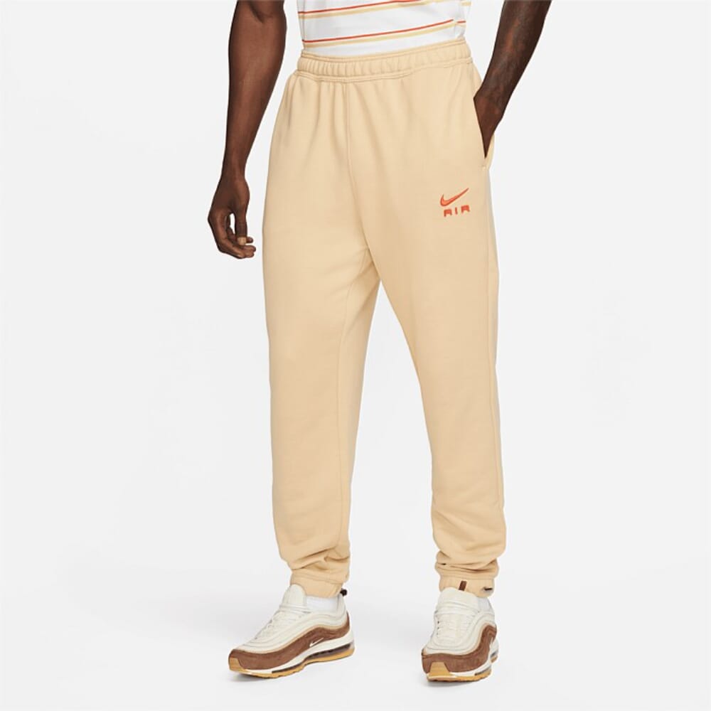 Men's Nike Sportswear Air French Terry Joggers Safety Orange DV9845-252
