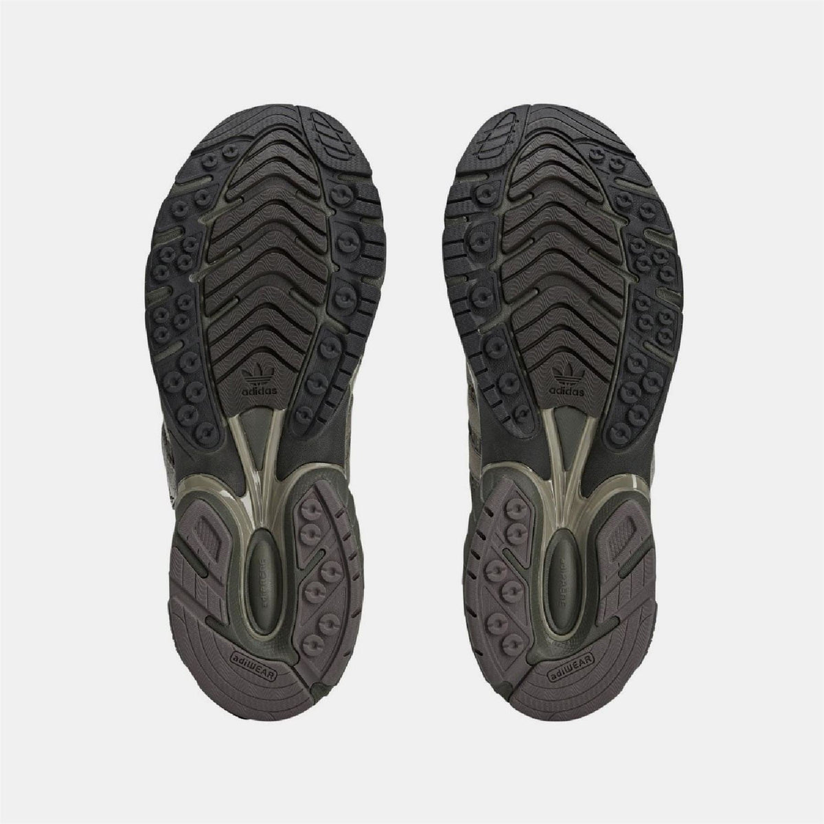 adidas Originals Cushion STFM trainers in black and white with cushioned soles and sporty design, perfect for casual wear