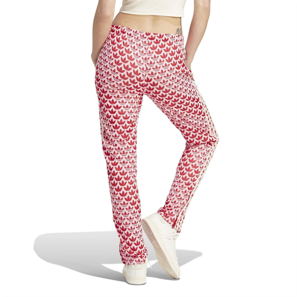Logo print track pants with elastic waistband, tapered ankle cuffs