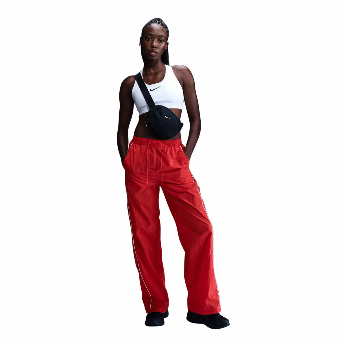 Women's Nike Windrunner High-Waisted Woven Open-Hem Pants
