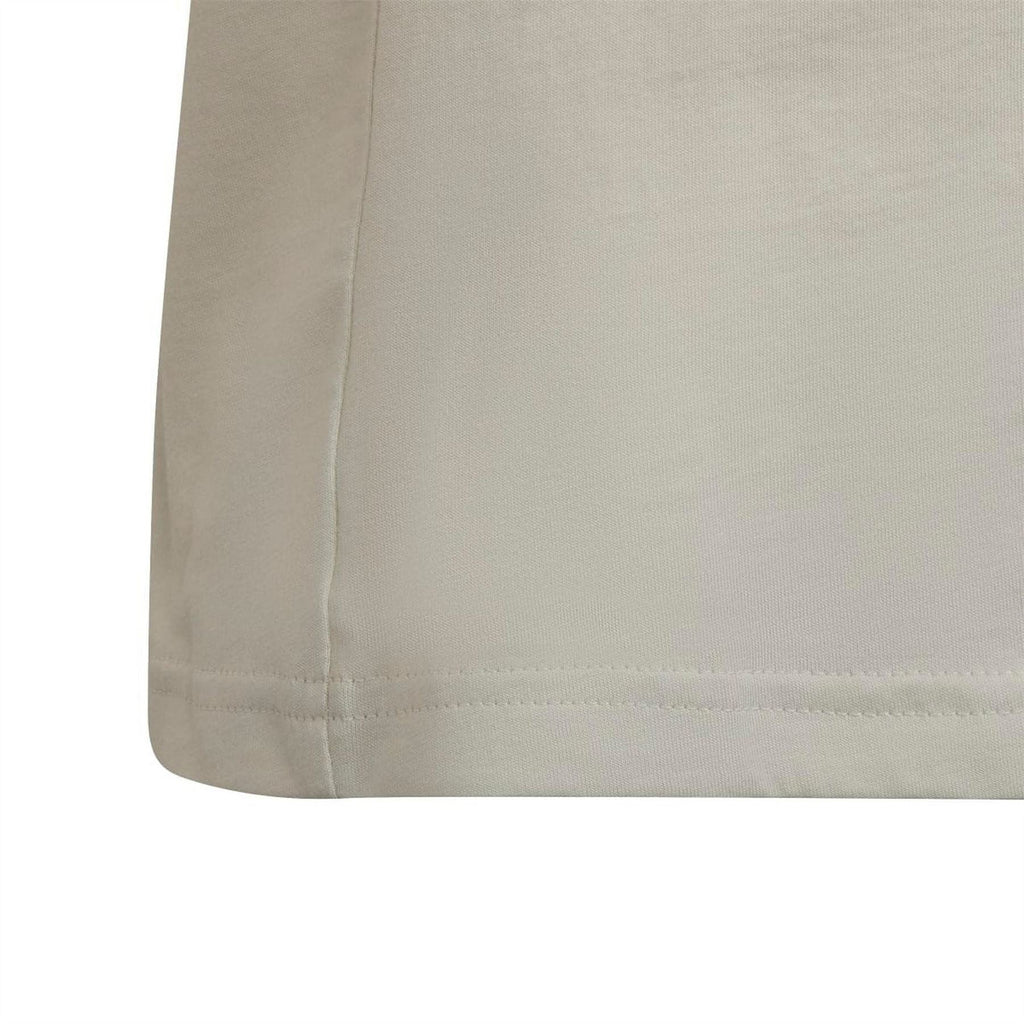 Light grey adidas Originals T-shirt straight hem with stitched edge