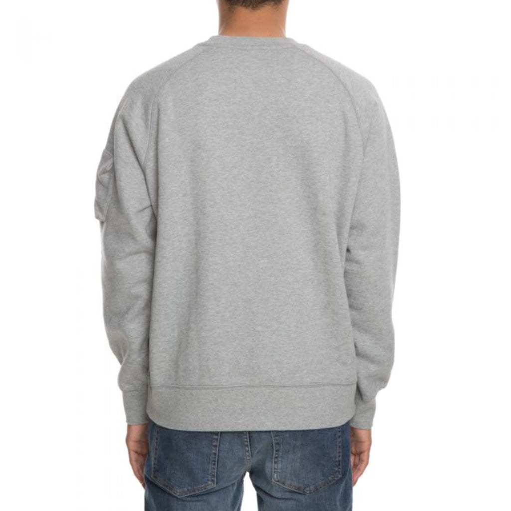 Men's Nike AW77 Fleece Crew Sweatshirt Grey/White 598701-063