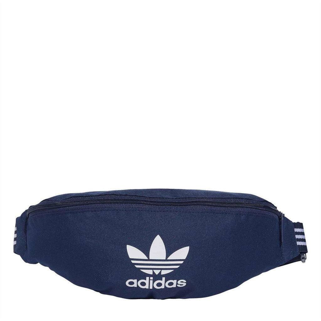 adidas Originals Adicolor waist bag in dark indigo with large trefoil logo