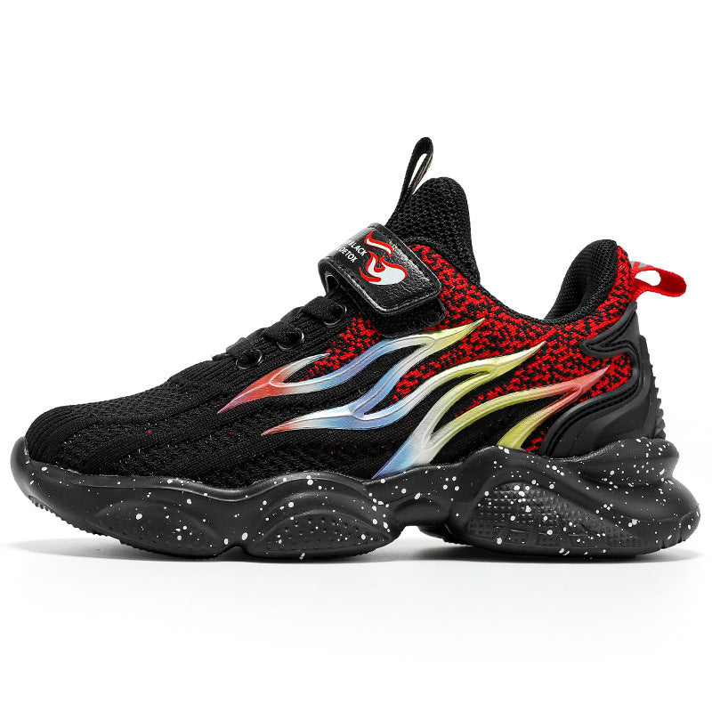 Boys Fashion Mesh Old-School Sneakers