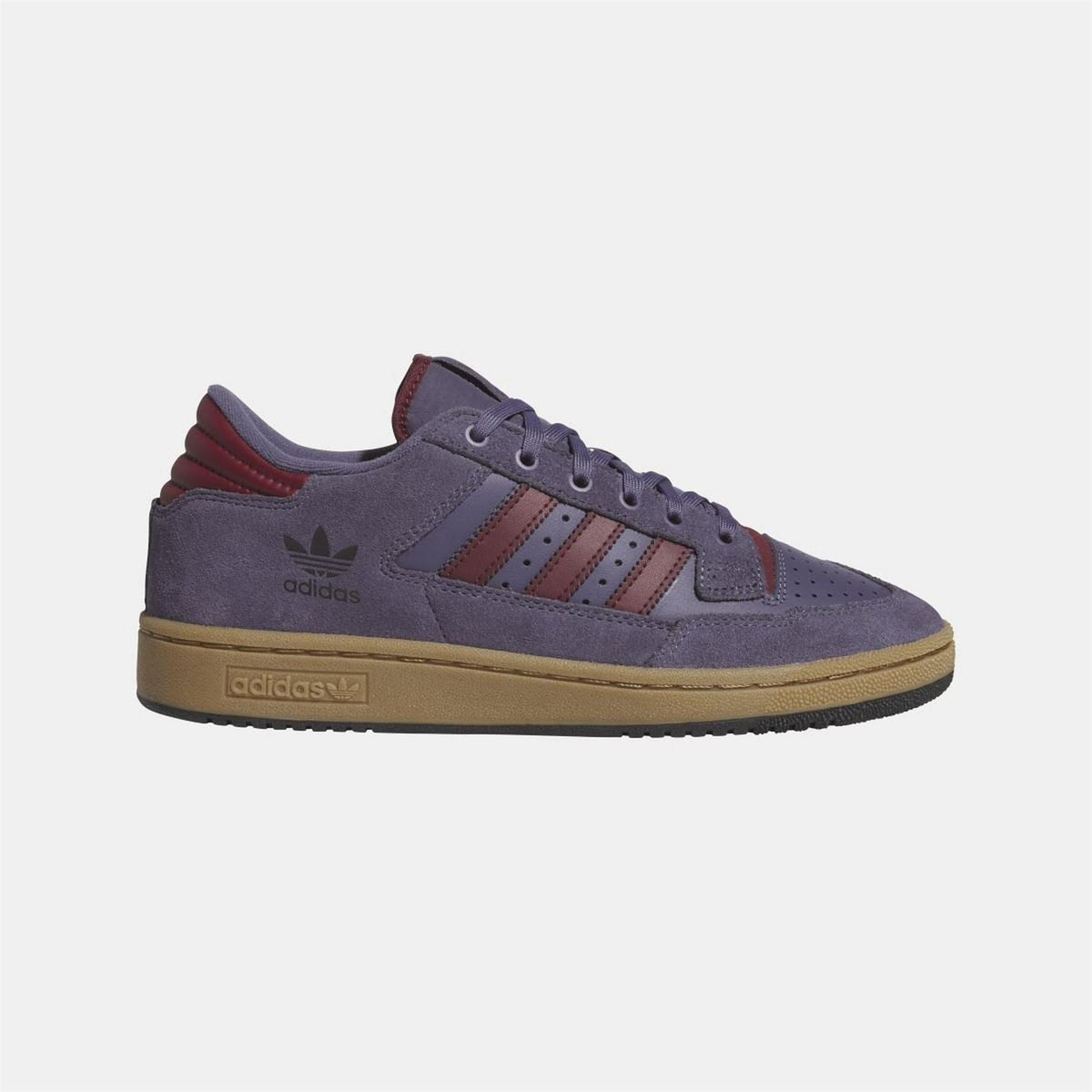 adidas Originals 85 Low ADV shoes in black and white, casual footwear with retro design and low-top style, front view.