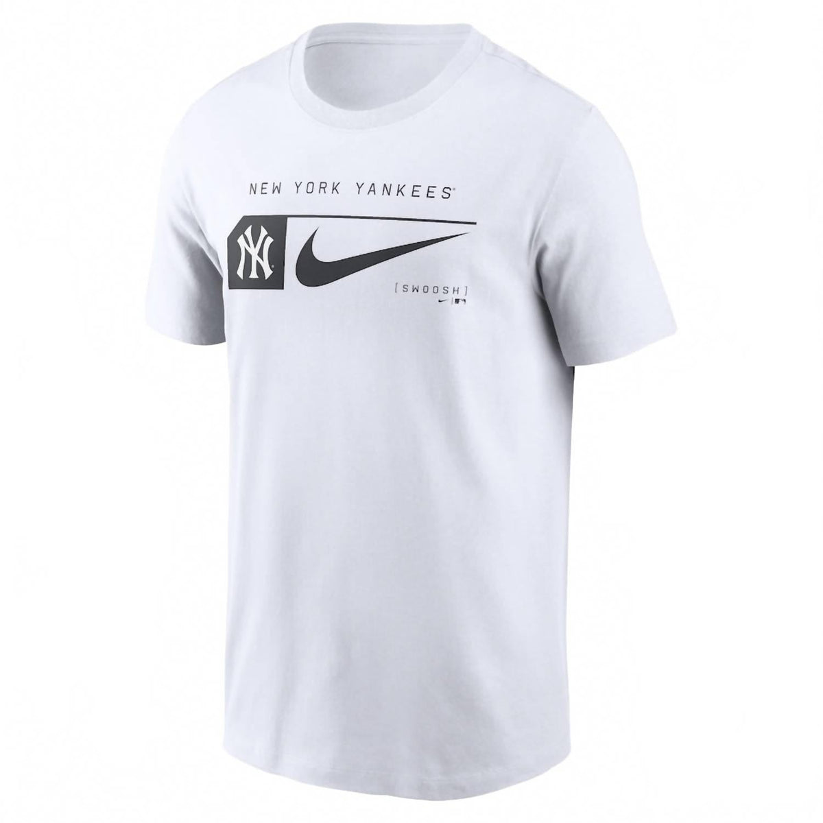 Men's New York Yankees Team Swoosh Lockup T-Shirt In White