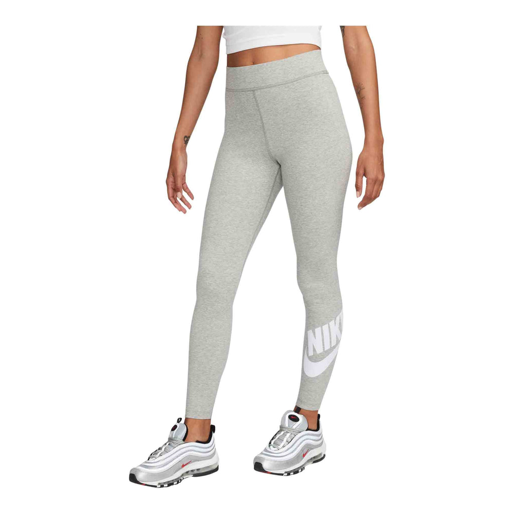 Women's Nike Sportswear Classics High-Waisted Graphic Grey Leggings