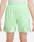 Youth Nike Dri-Fit Elite 23 Shorts Vapor Green Drawstring Waist Active NWO114