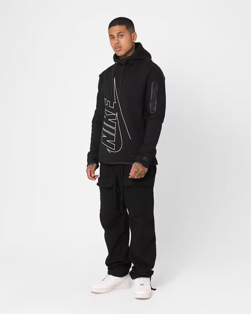 Men's Nike Sportswear Tech Fleece Windrunner FB7921-893 Hoodie US L Orange SGN1442