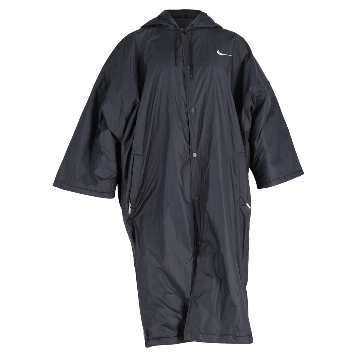Nike x Fear of God Parka Coat in Black Nylon