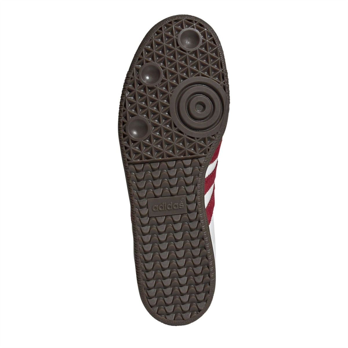 adidas Samba OG sneaker outsole, textured rubber tread with adidas mark
