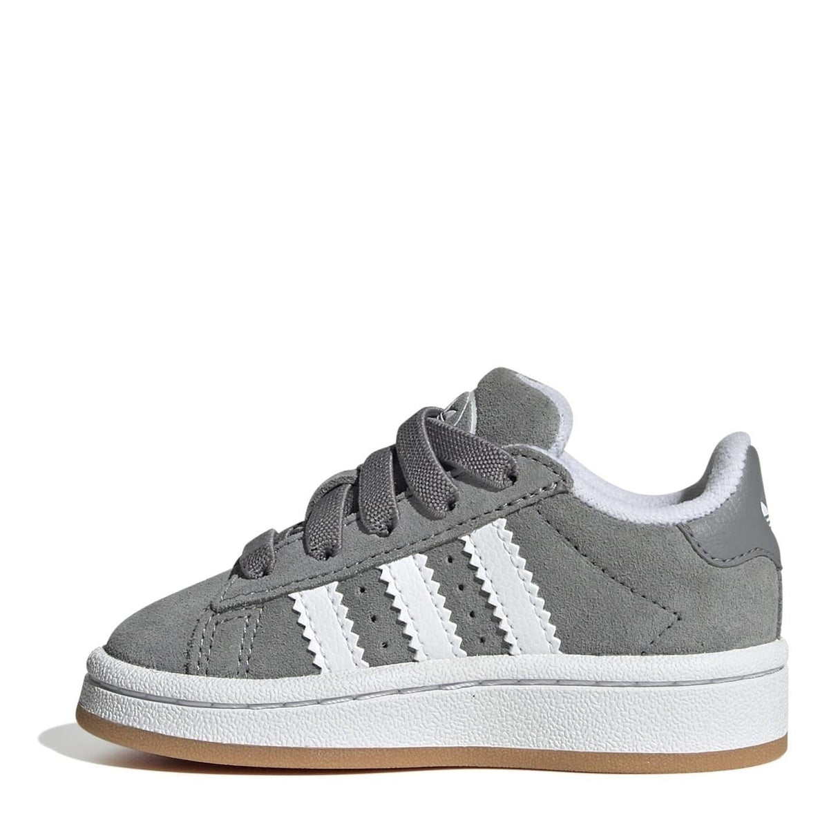 Infants adidas Originals Campus 00s comfort shoes in grey with white triple stripes