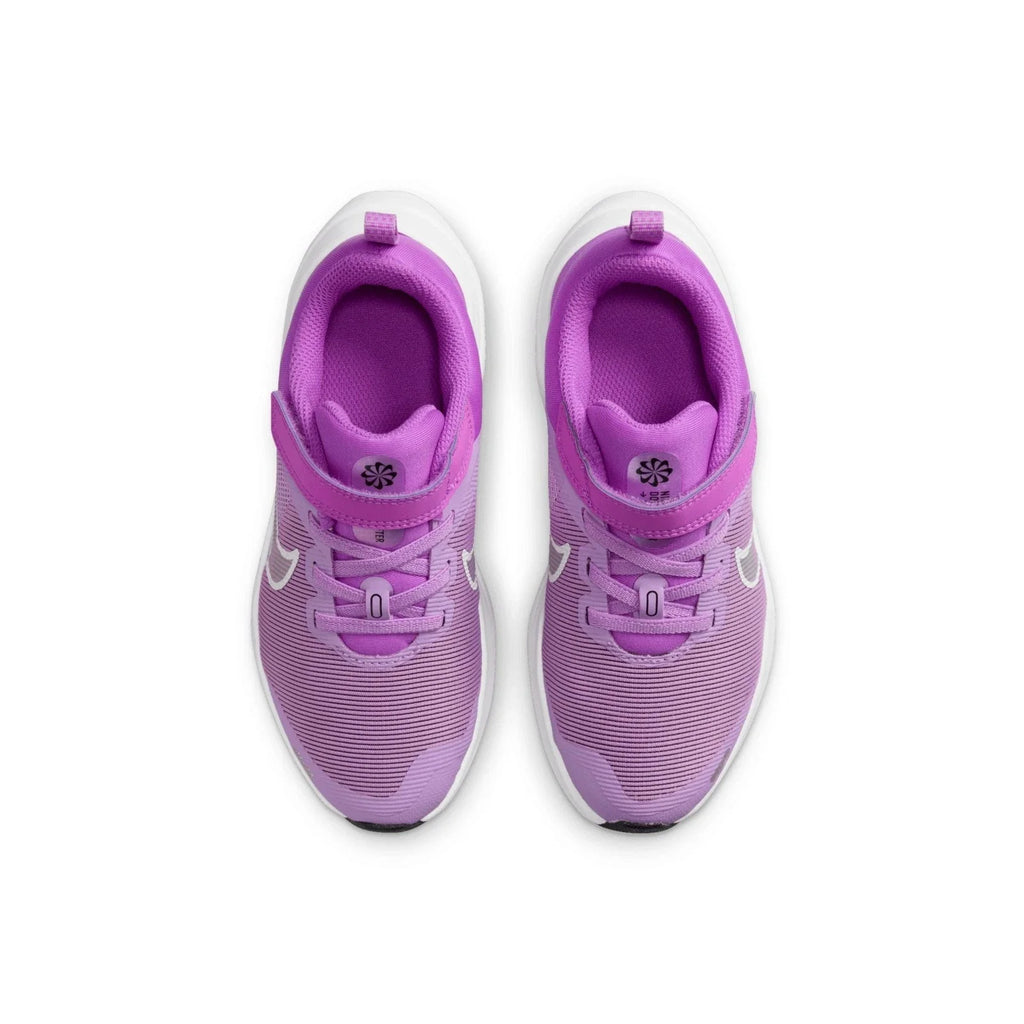 Youth Nike Downshifter Sneaker Fucshia White Low Top Running Shoes HTAT9