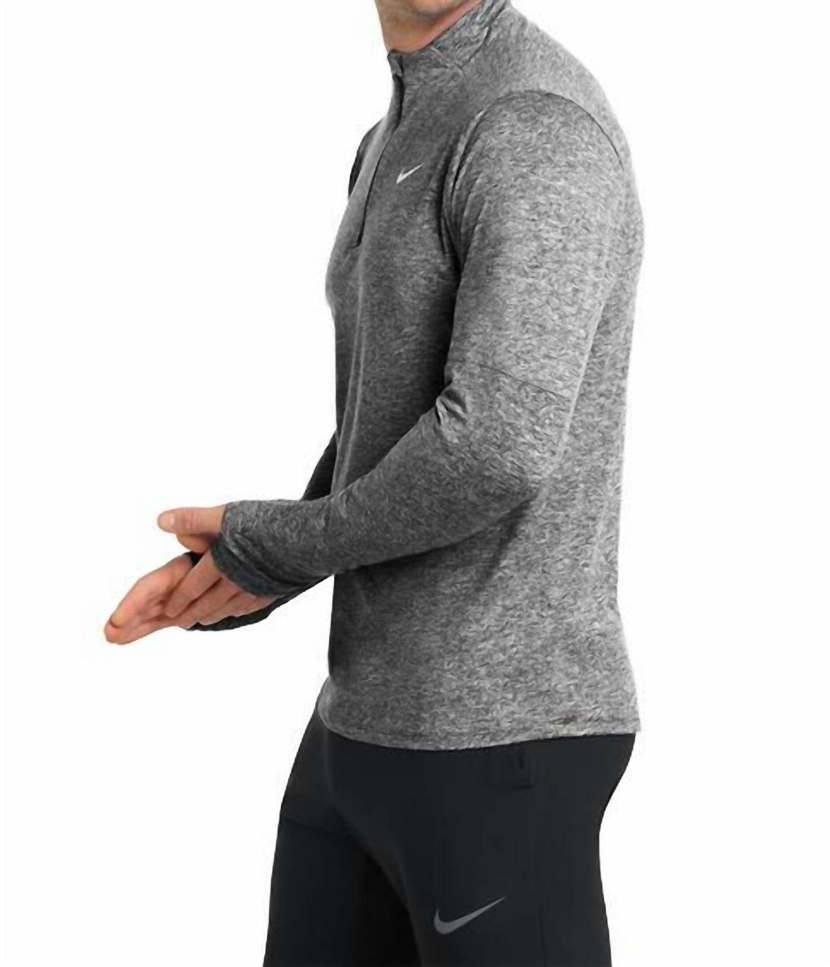 Dri-Fit Element 1/2-Zip Top In Black Heather