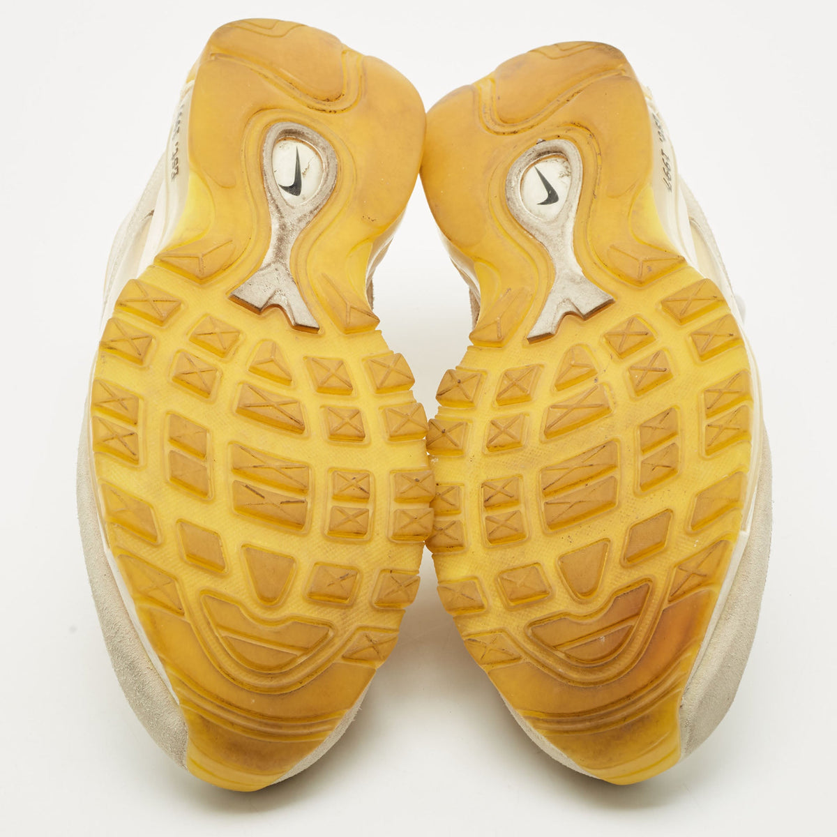 Nike White Mesh And Suede Air Max 97 M. Frank Rudy Sneakers