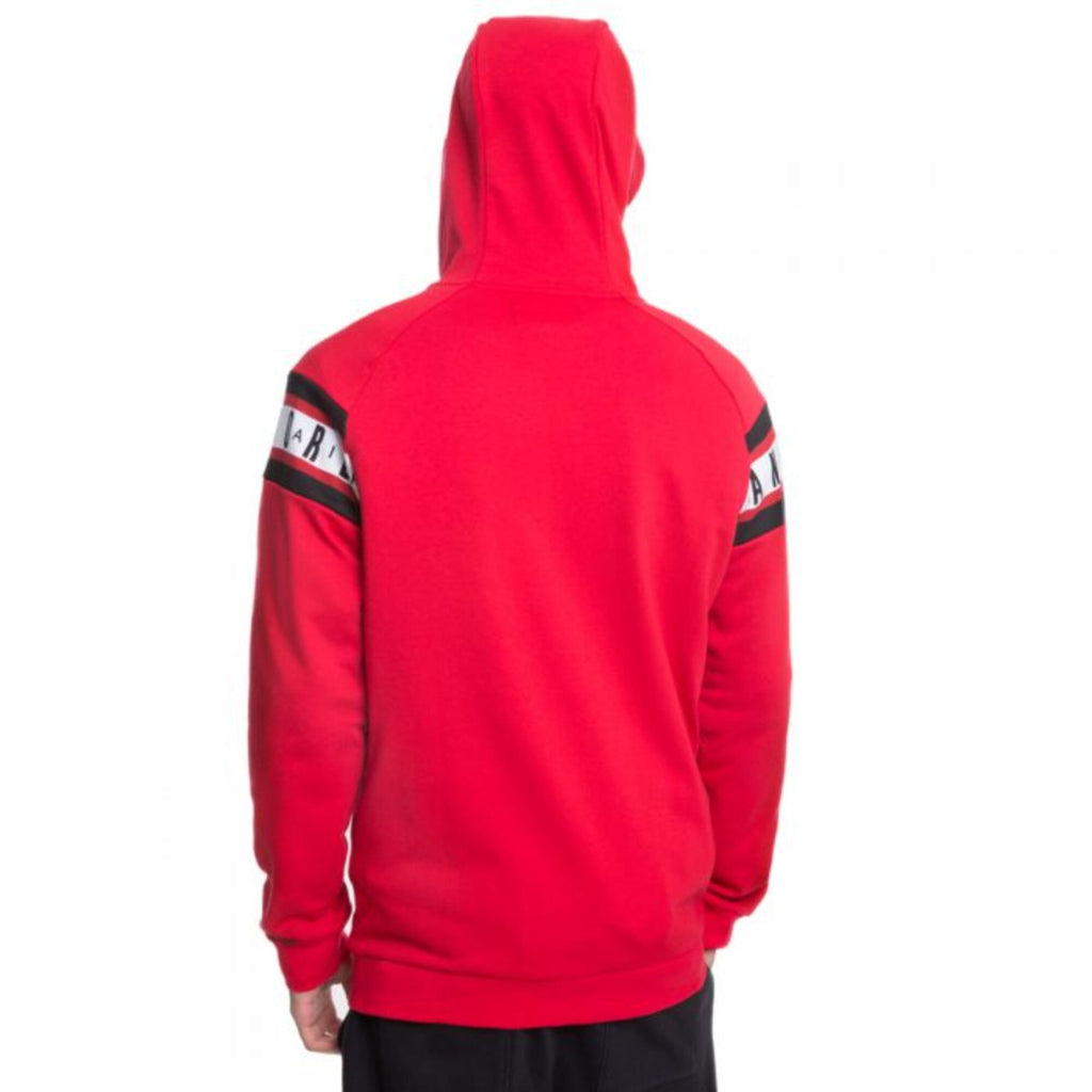 Men's Nike Jordan Jumpman Air Basketball Full Zip Hoodie Red/Black AR2248-687