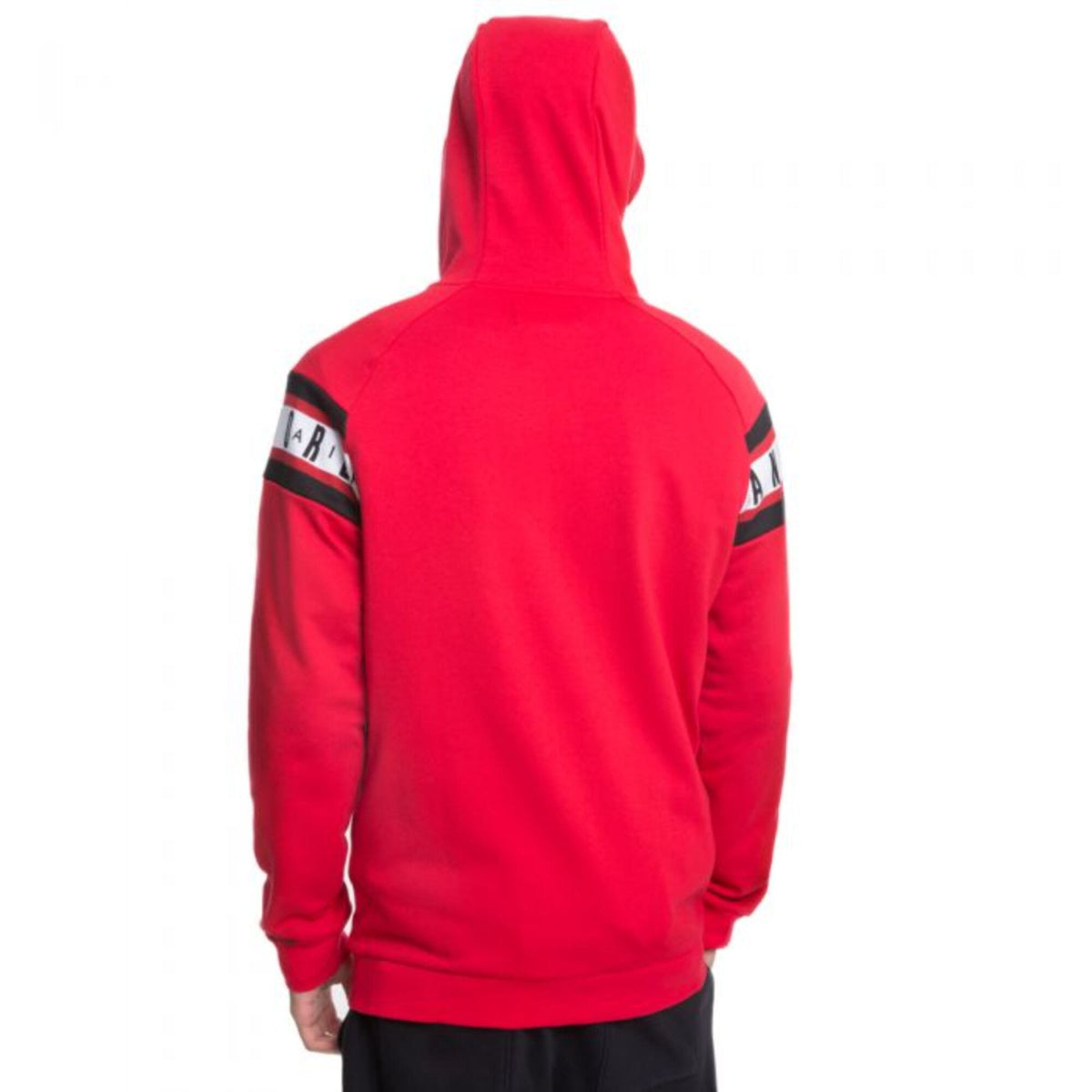 Men's Nike Jordan Jumpman Air Basketball Full Zip Hoodie Red/Black AR2248-687