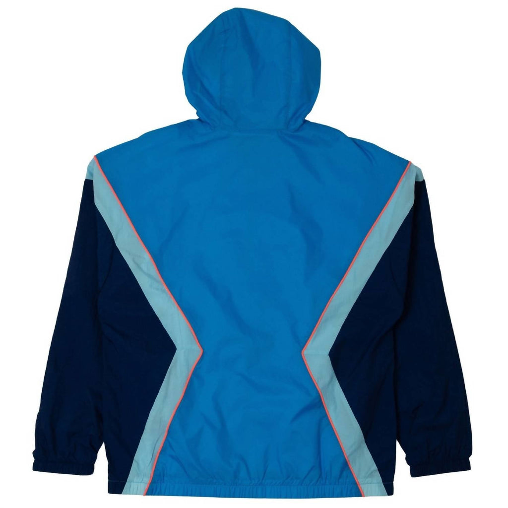 Men's Jordan Brooklyn Hooded Draft Jacket In Lt Photo Blue / Blue Void / Hot Lava / Sail