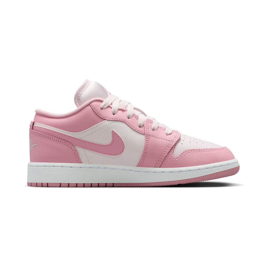 Air Jordan 1 Low 'Soft Pink White' Big Kids' Shoes