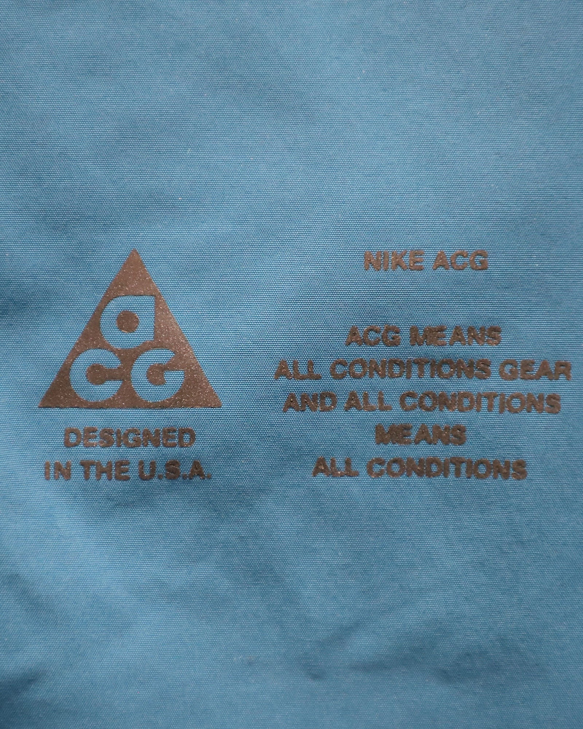 Nikelab ACG Shirt Jacket in Blue Nylon
