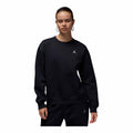 Womens Jordan Brooklyn Fleece Crewneck Sweatshirt Black/White