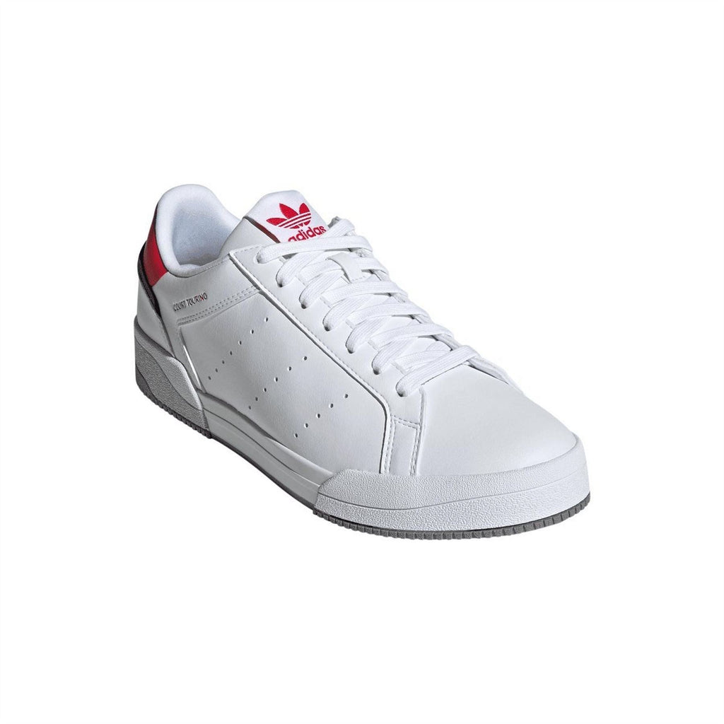 adidas Originals Tourino trainers showcasing black and white athletic footwear with stylish design and comfortable fit