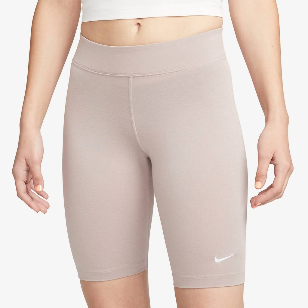 Sportswear Essential Bike Shorts In Diffused Taupe/white
