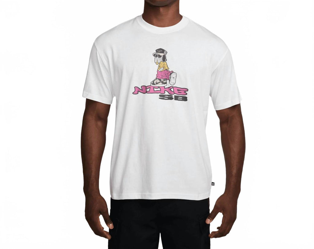 Men's Sb Max Dog Skate Shirt In White