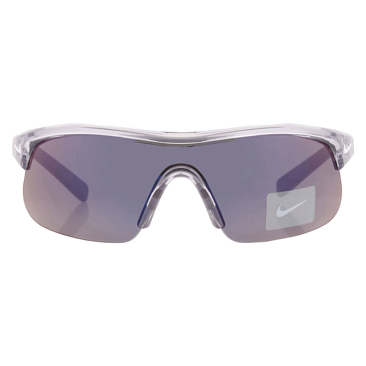 Nike Blue Mirror Shield Men's Sunglasses NIKE SHOW X1 DX6520 065 58