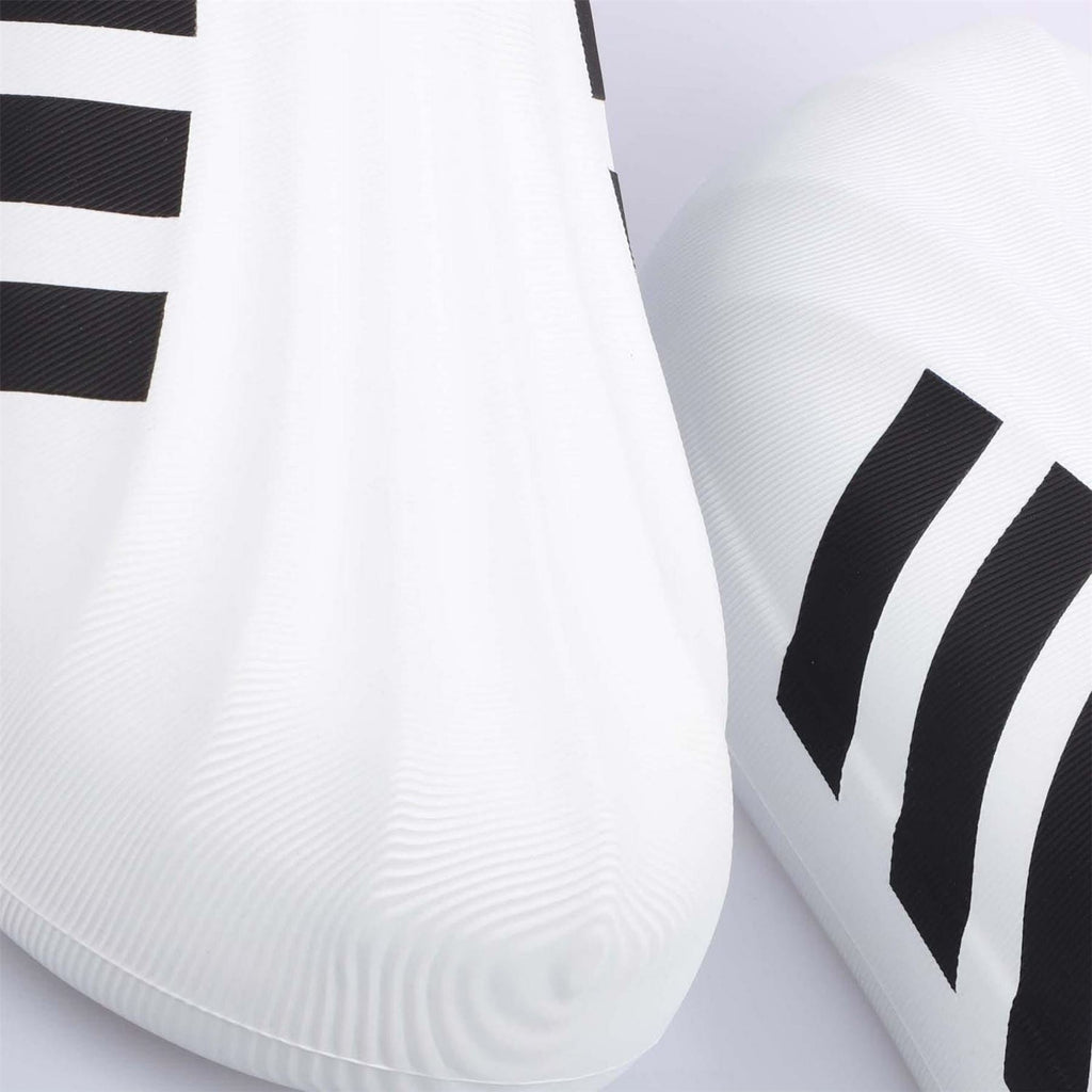 adidas Originals Superstar Mule shoes detail, white upper with black three-stripe logo
