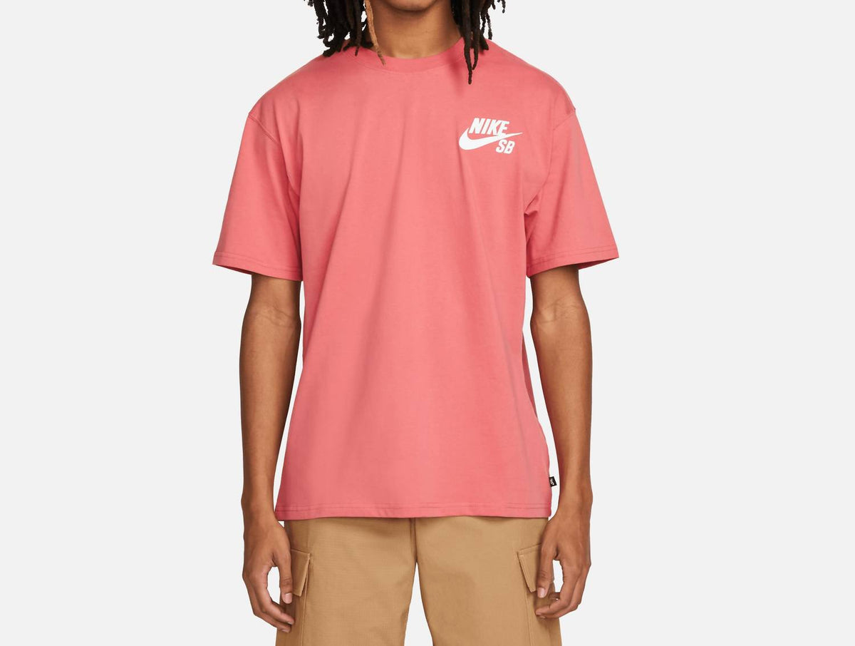 Men's Sb Logo Skate T-Shirt In Adobe/white