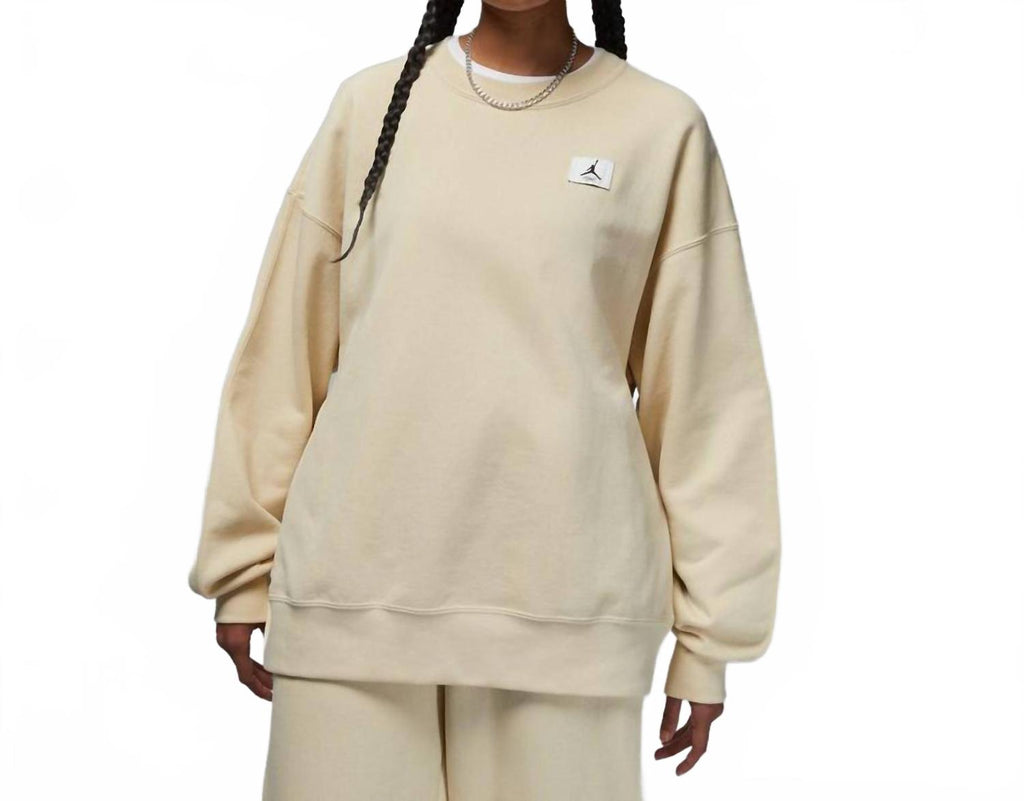 Women's Flight Fleece Crewneck Top In Beach