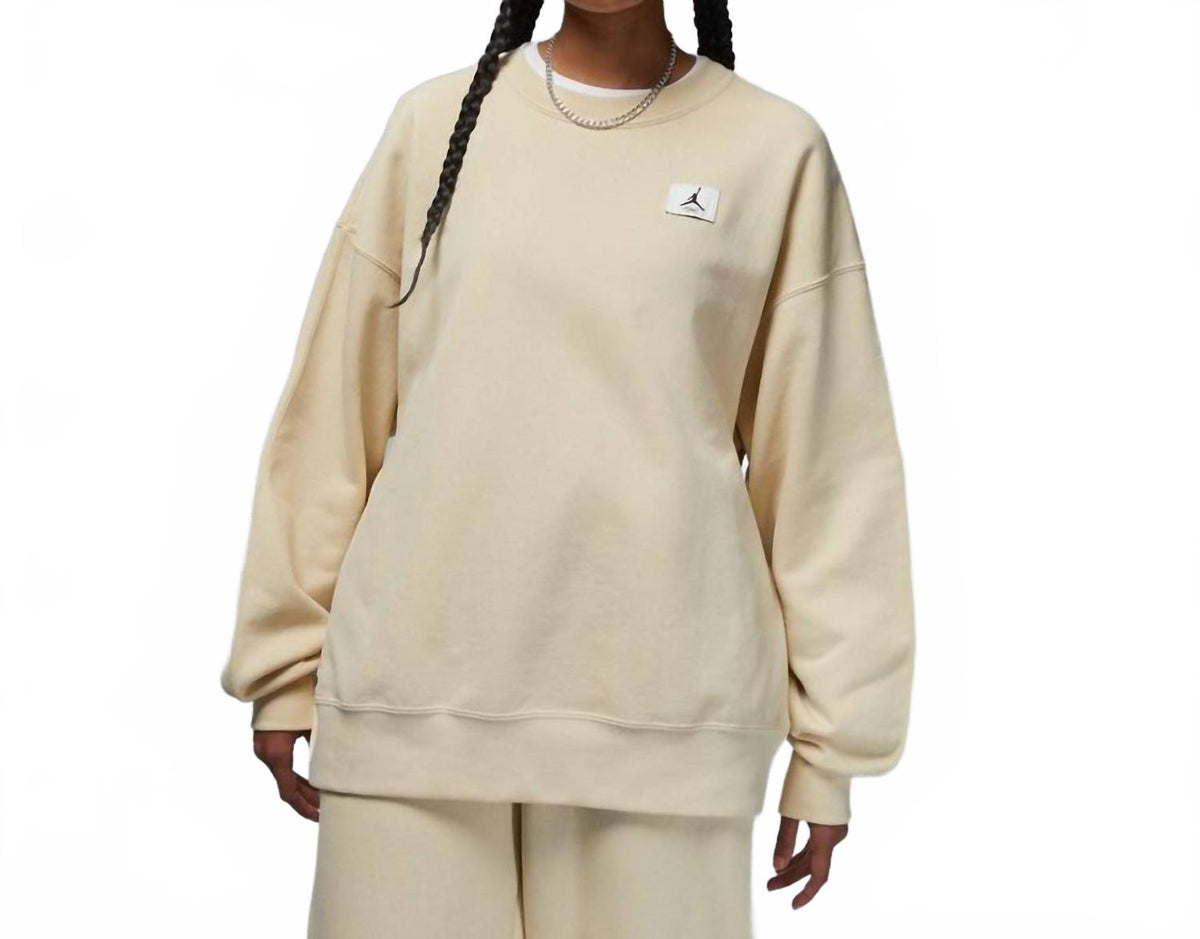 Women's Flight Fleece Crewneck Top In Beach