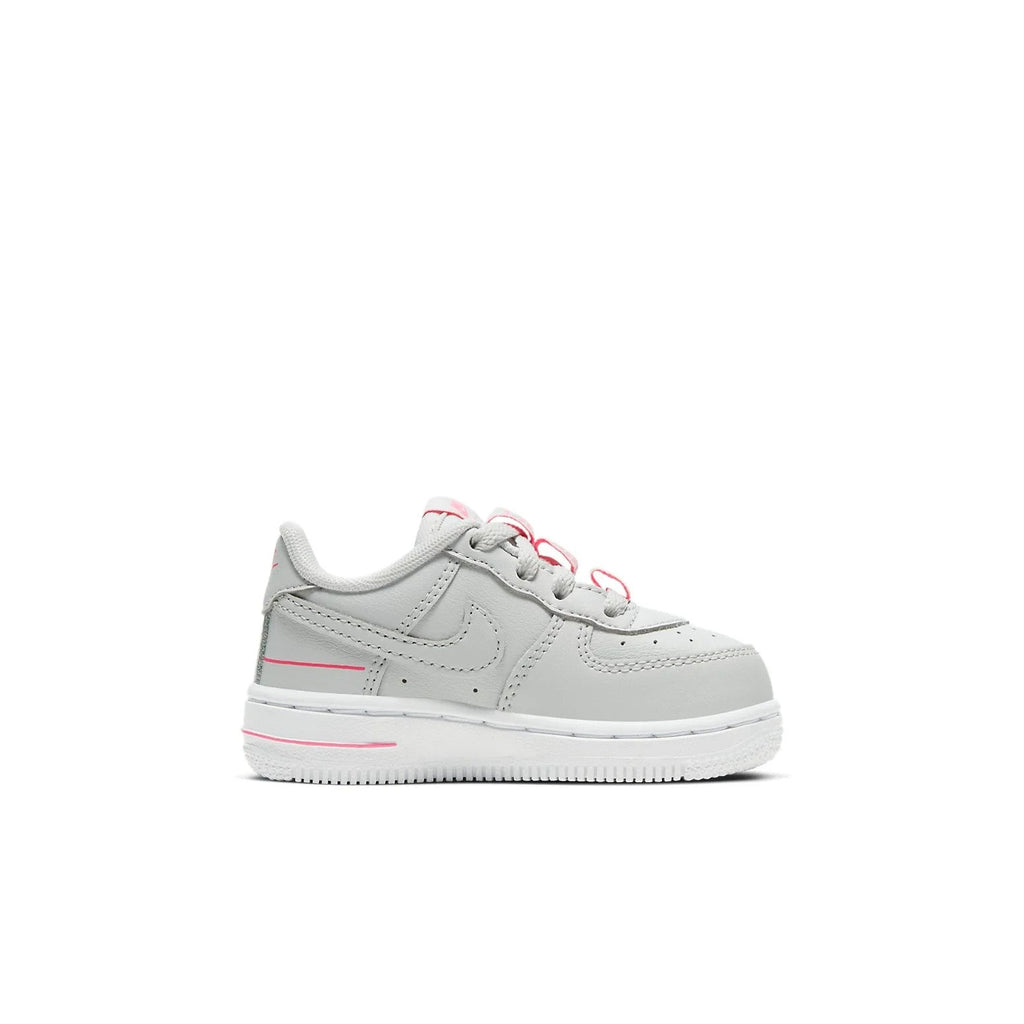 Toddler Nike Air Force 1 Low LV8 3 CW0986-002 Sneaker Gray White Walking Shoes