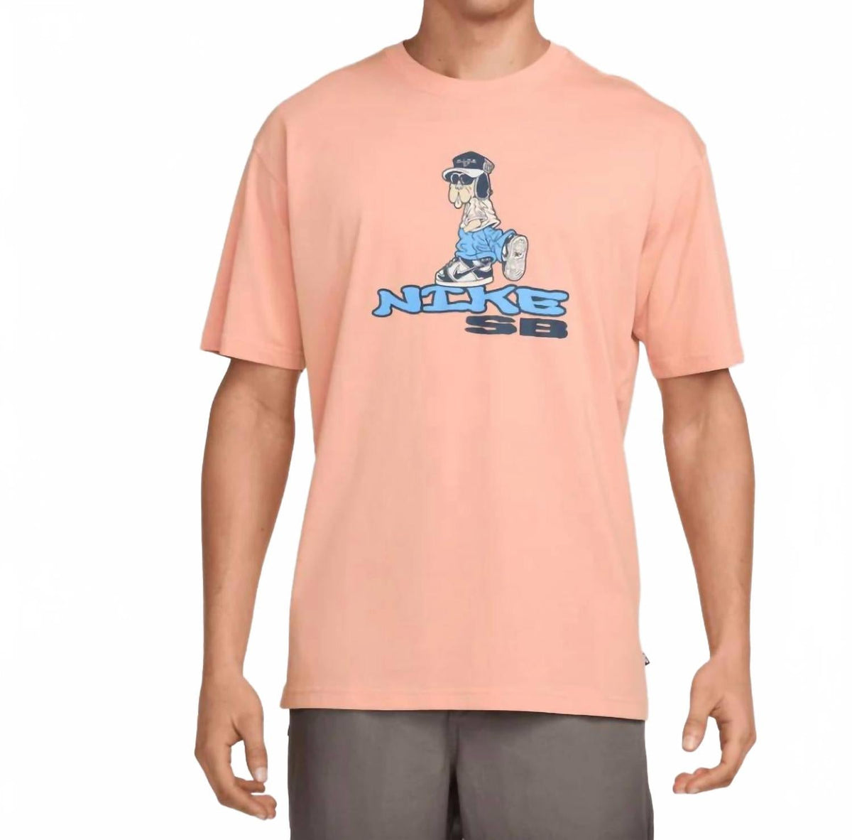 Men's Sb Max Dog Skate Shirt In Apricot Agate