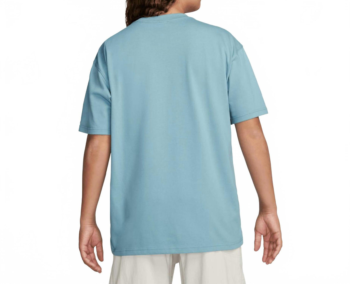 Acg Lungs Crew Neck T-Shirt In Denim Turquoise