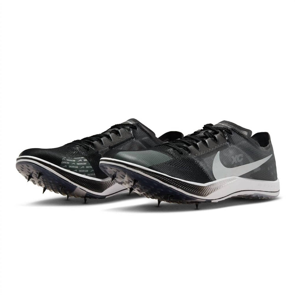 Men's Zoom X Dragonfly Xc Cross Trainer Shoes In Black/metallic Silver