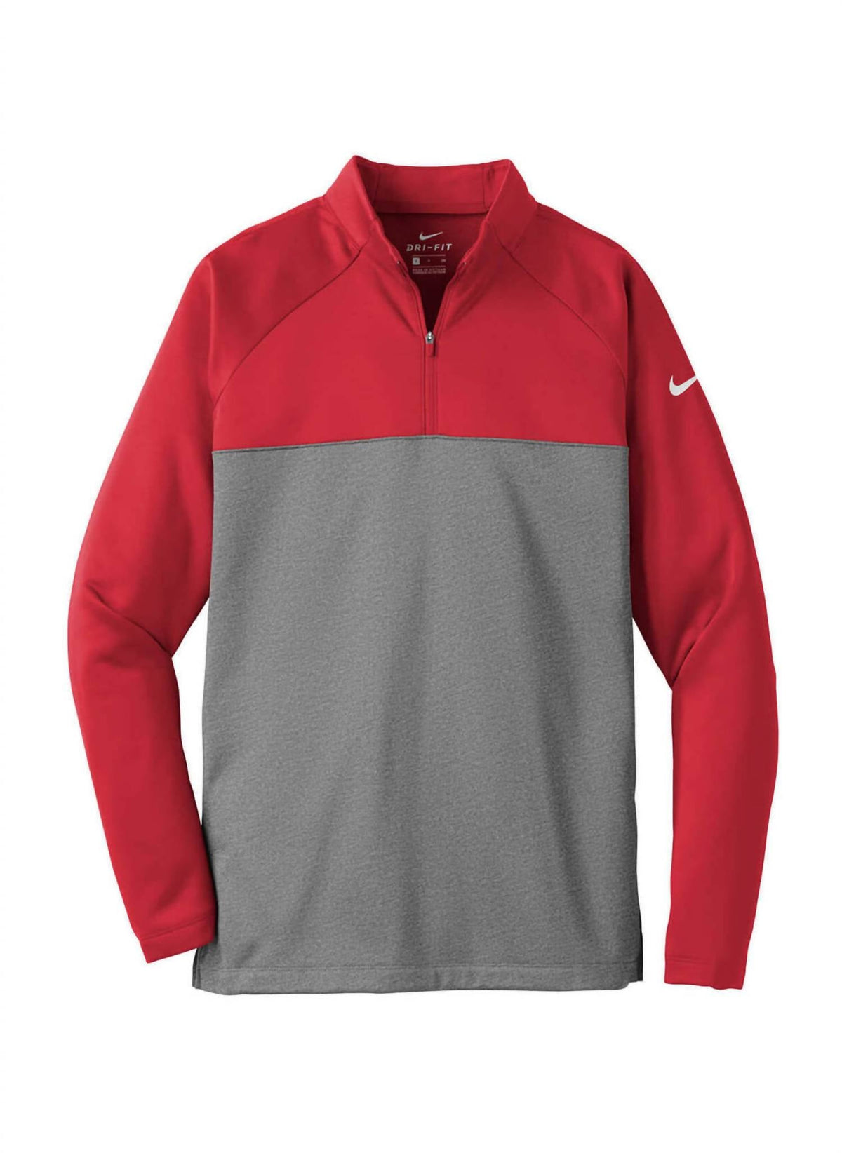 Men's Therma Long-Sleeve 1/4-Zip Training Top In Red