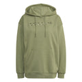 Green adidas Originals pullover boyfriend hoody with hood, drawstrings, kangaroo pocket