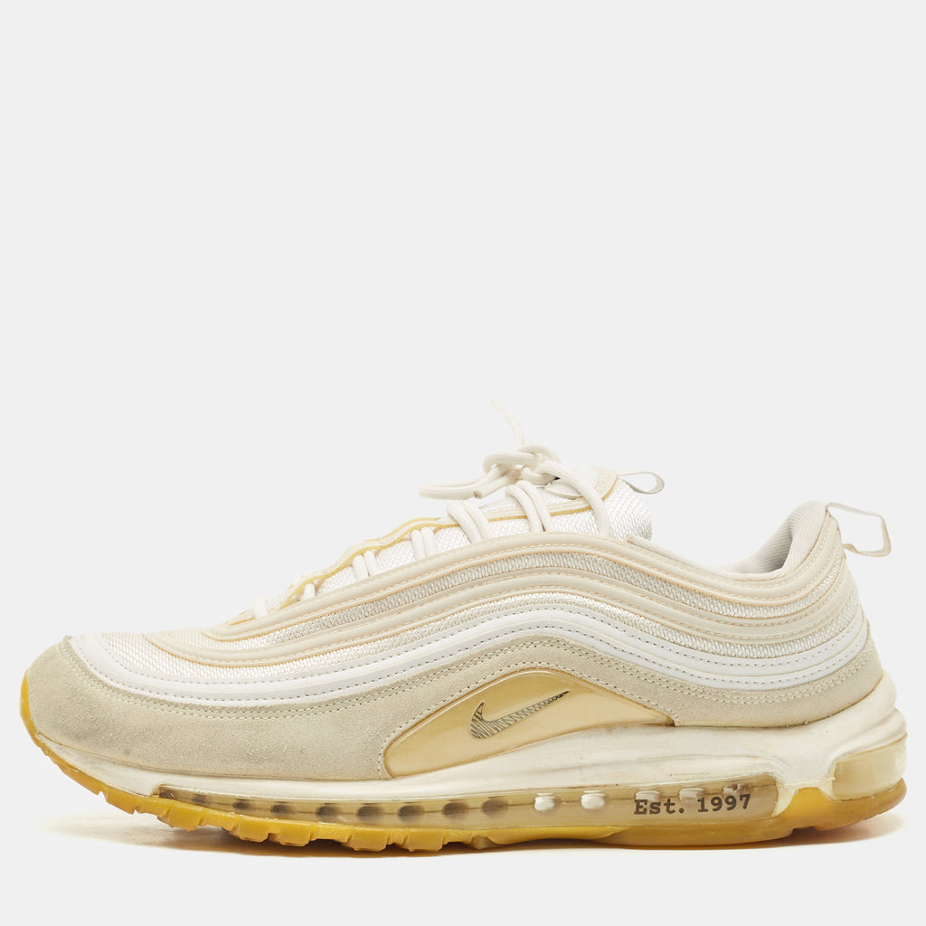 Nike White Mesh And Suede Air Max 97 M. Frank Rudy Sneakers