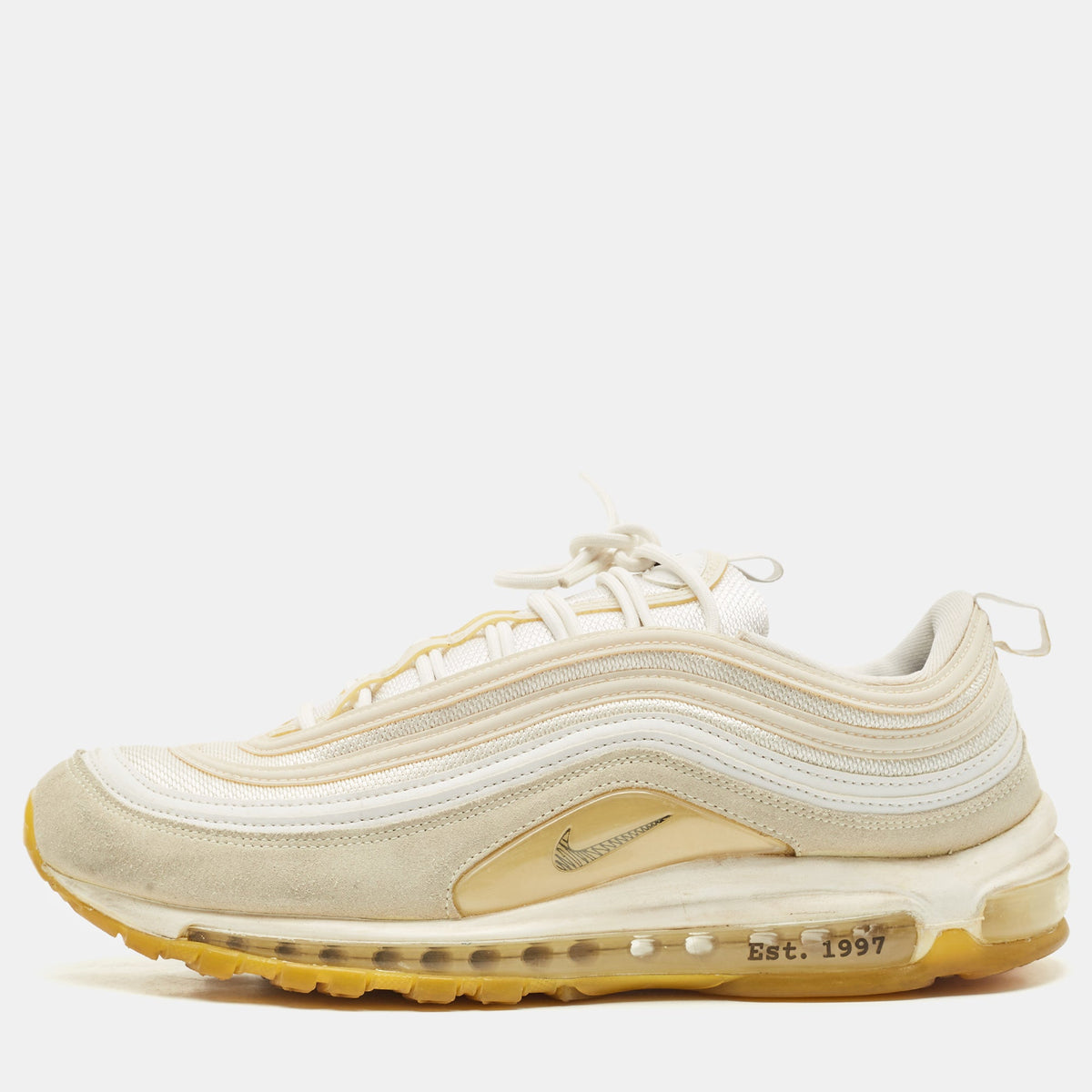 Nike White Mesh And Suede Air Max 97 M. Frank Rudy Sneakers